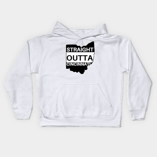 Straight Outta Cincinnati Kids Hoodie by Official Friends Fanatic